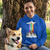 Rainbow Themed Hoodie For Dog Lovers