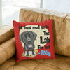 All Food Must Go To The Lab... Customized Pillow Cover For Lab Dog Lovers