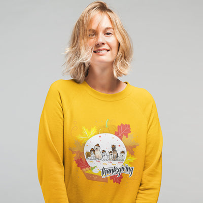 Customized Thanksgiving Themed Sweatshirt For Dog Lovers