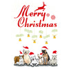 Customized Merry Christmas Dog Lover T-Shirt