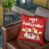 Meet My Furry Family Customized Pillow Cover