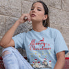 Customized Merry Christmas Dog Lover T-Shirt