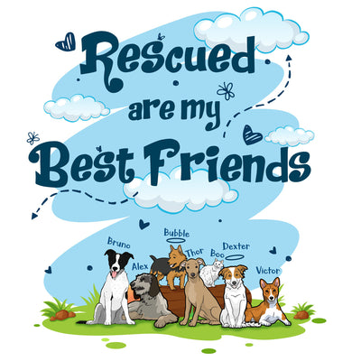 Rescued Are My Best Friends Mug