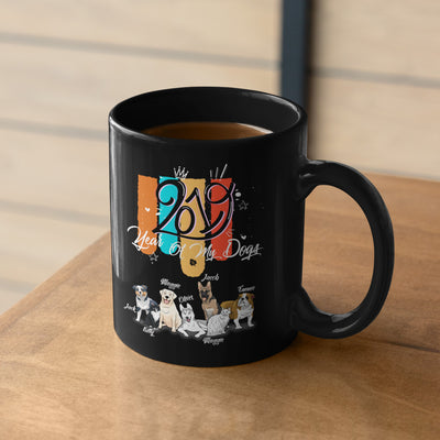 Personalized Year Of My Dogs Mug