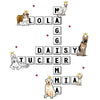 Scrabble Designed Hoodie For Pet Lovers