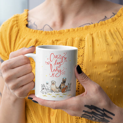 Crazy Dog Lady Customized Dog Mug