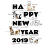 Happy New Year Customized Mug For Pet Lovers