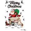 Personlaized Merry Christmas Dog Lover Tee