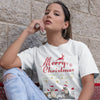 Customized Merry Christmas Dog Lover T-Shirt