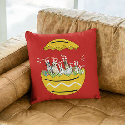 Customized Easter Themed Pillow Cover