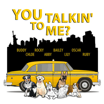 You Talking To Me? Customized Pillow Cover