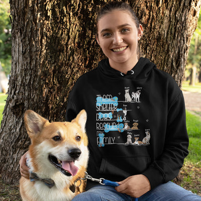 Rescued My Family Hoodie For Dog Lovers