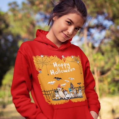 Customized Dog Lovers Happy Halloween Hoodie