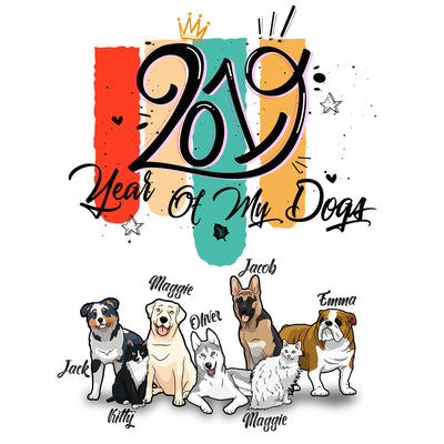 Personalized Year Of My Dogs Mug