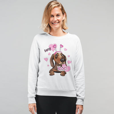 Kisses For Free Customized Sweatshirt For Dog Lover