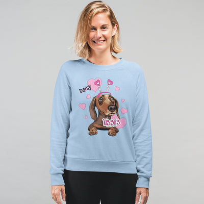 Kisses For Free Customized Sweatshirt For Dog Lover