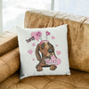 Kisses Free For You Customized Pillow Cover For Dog Lover