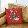 Kisses Free For You Customized Pillow Cover For Dog Lover