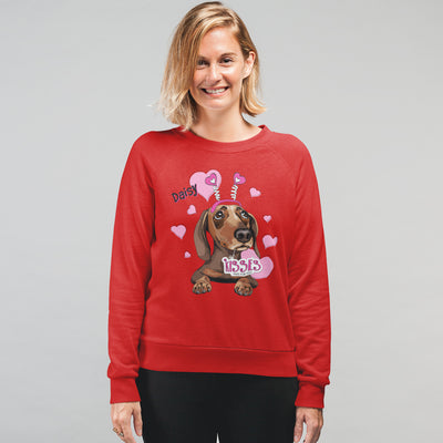 Kisses For Free Customized Sweatshirt For Dog Lover