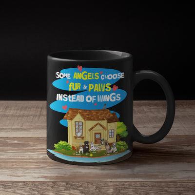 Some Angels Choose Fur Customized Mug For Dog Lovers