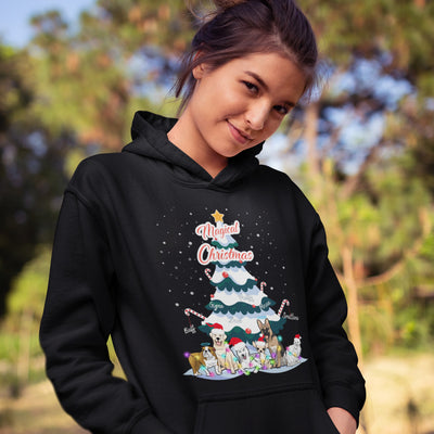 Magical Christmas Customized Dog Lovers Hoodie