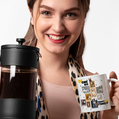 "Happy Family Big Family" Mug