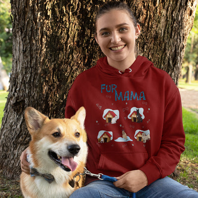 Customized Fur Mama Dog Lovers Hoodie