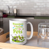 Happiness Is Playing With My Pets Customized Mug