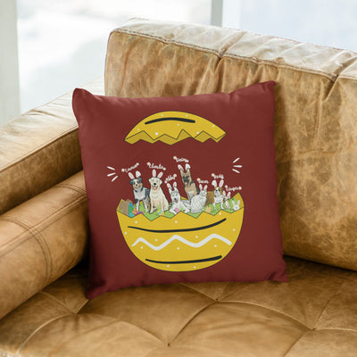 Customized Easter Themed Pillow Cover