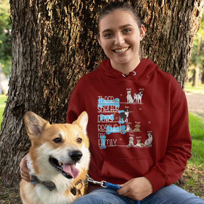 Rescued My Family Hoodie For Dog Lovers