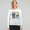 All Food Must Go To The Lab... Customized Sweatshirt For Lab Dog Lovers