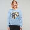 All Food Must Go To The Lab... Customized Sweatshirt For Lab Dog Lovers