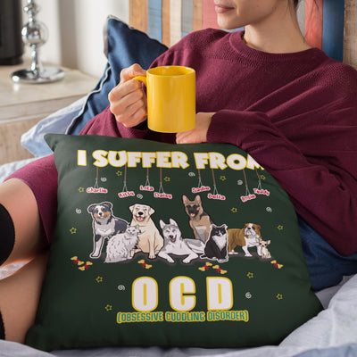 Personalized OCD Pillow Cover For Dog Lovers