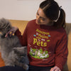 Happiness Is Playing With My Pets Customized Sweatshirt