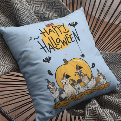 Happy Halloween Personalized Dog Lovers Pillow Cover