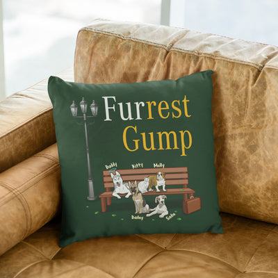 Furrest Gump Pillow Cover For Pet Lovers