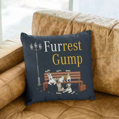 Furrest Gump Pillow Cover For Pet Lovers