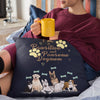 I'M A Pawsitive And Pawsome Mom Pillow Cover