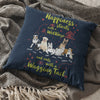 Happiness starts with.. Customized Dog Lover Pillow Cover