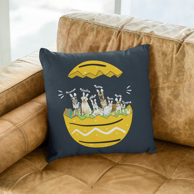 Customized Easter Themed Pillow Cover