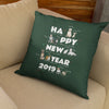 Happy New Year Customized Pillow Cover For Pet Lovers