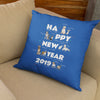 Happy New Year Customized Pillow Cover For Pet Lovers