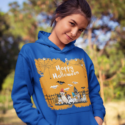 Customized Dog Lovers Happy Halloween Hoodie