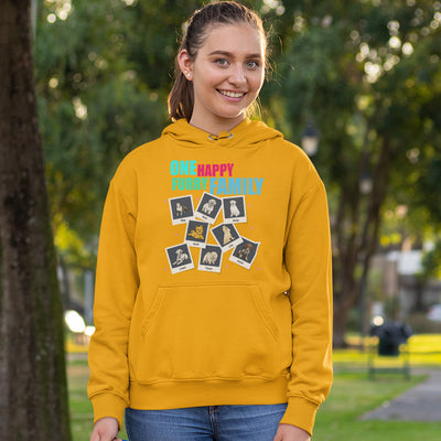 One Happy Furry Family customized Hoodie