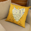 Leashes And Bones Customized Pillow Cover For Pet Lovers