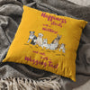 Happiness starts with.. Customized Dog Lover Pillow Cover