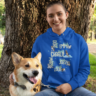 Personalized Name & Date Dog Lovers Hoodie