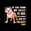 If You Think My Head Is Big... Personalzied Mug For Dog Lover