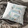 Personalized Name & Date Dog Lovers Pillow Cover