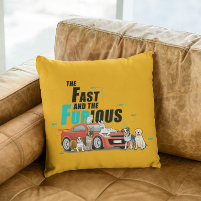 Fast And Furious Pillow Cover For Dog Lovers